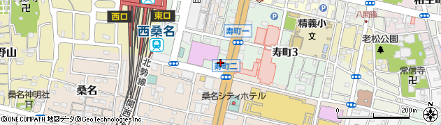 魚民 桑名駅前店周辺の地図
