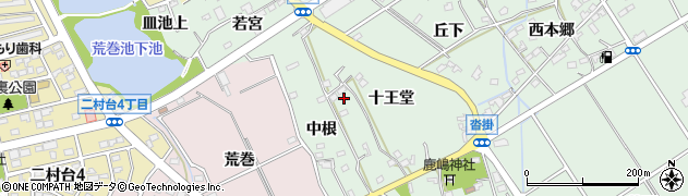 愛知県豊明市沓掛町（十王堂）周辺の地図