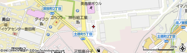 トヨタ輸送株式会社　本社周辺の地図