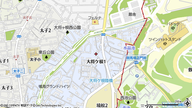 〒458-0822 愛知県名古屋市緑区大将ケ根の地図