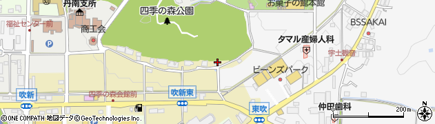兵庫県丹波篠山市吹新108周辺の地図