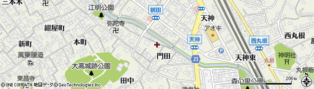 愛知県名古屋市緑区大高町門田50周辺の地図