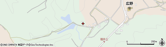 岡山県津山市福井1454周辺の地図