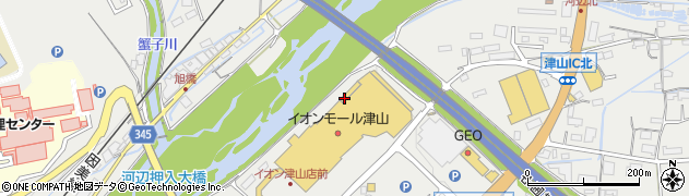 岡山県津山市河辺991周辺の地図