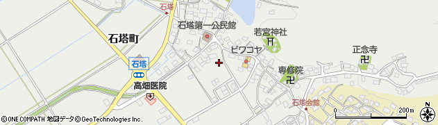 滋賀県東近江市石塔町624周辺の地図