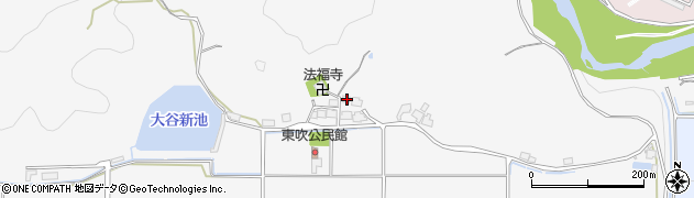 兵庫県丹波篠山市東吹135周辺の地図