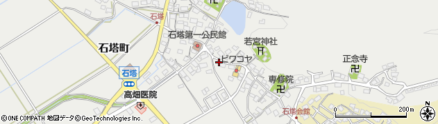 滋賀県東近江市石塔町664周辺の地図