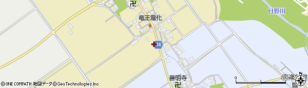 竜王川守郵便局周辺の地図