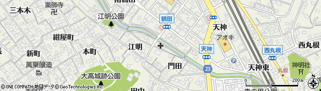 愛知県名古屋市緑区大高町門田44周辺の地図
