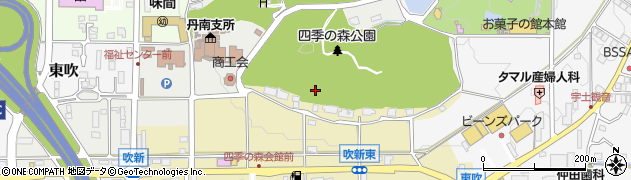 兵庫県丹波篠山市吹新周辺の地図
