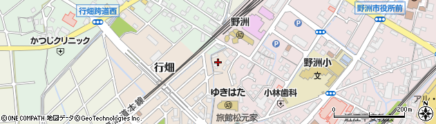 滋賀県野洲市行畑406周辺の地図