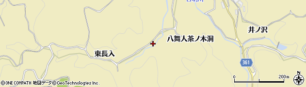 愛知県豊田市坂上町（東長入）周辺の地図