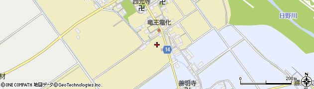 滋賀県蒲生郡竜王町川守2182周辺の地図