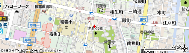 仏乗寺周辺の地図