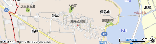 京都府亀岡市馬路町池尻周辺の地図