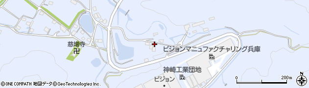 兵庫県神崎郡神河町中村998周辺の地図