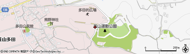 伊豆の国市役所　韮山運動公園周辺の地図