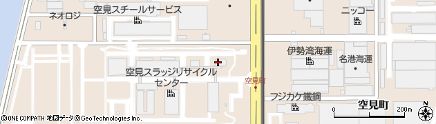 名古屋市役所上下水道局　施設部・南部宝神水処理事務所・空見スラッジリサイクルセンター周辺の地図