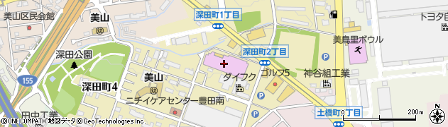 コンコルド　豊田店周辺の地図