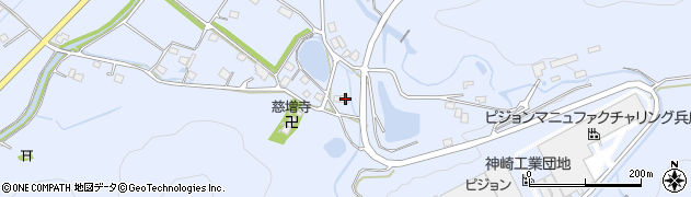 兵庫県神崎郡神河町中村992-27周辺の地図