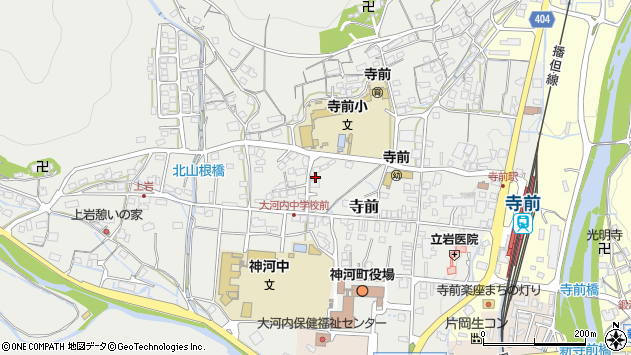〒679-3116 兵庫県神崎郡神河町寺前の地図