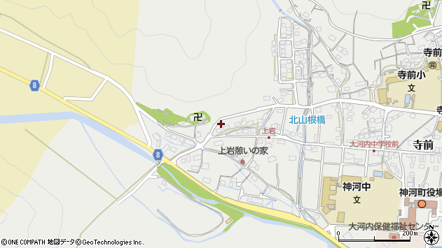 〒679-3121 兵庫県神崎郡神河町上岩の地図