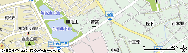 愛知県豊明市沓掛町若宮20周辺の地図