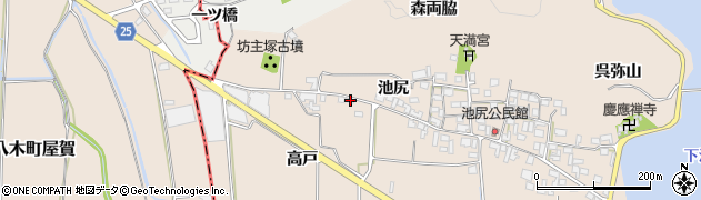 京都府亀岡市馬路町（高戸）周辺の地図
