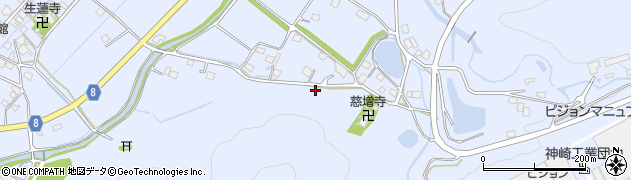 兵庫県神崎郡神河町中村948周辺の地図