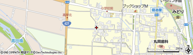 兵庫県多可郡多可町中区鍛冶屋261周辺の地図