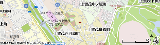 京都府京都市北区上賀茂馬ノ目町周辺の地図