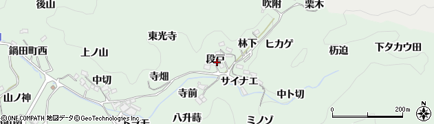 愛知県豊田市鍋田町（段戸）周辺の地図