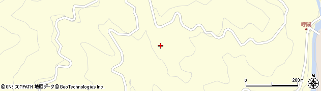 愛知県設楽町（北設楽郡）田峯（久手平）周辺の地図