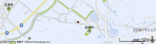 兵庫県神崎郡神河町中村927周辺の地図