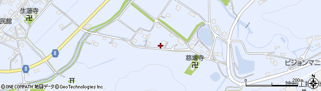 兵庫県神崎郡神河町中村921周辺の地図