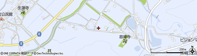 兵庫県神崎郡神河町中村919周辺の地図