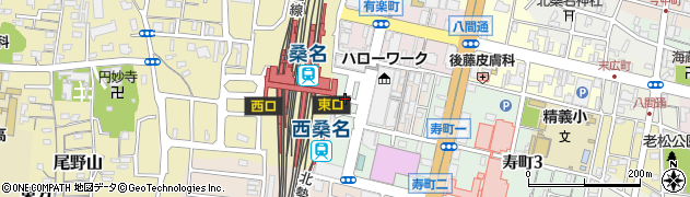 三重県桑名市桑栄町周辺の地図