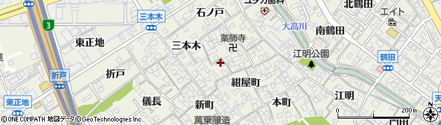 愛知県名古屋市緑区大高町三本木25周辺の地図