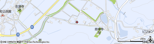 兵庫県神崎郡神河町中村954周辺の地図