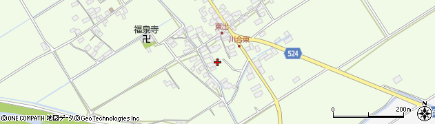 滋賀県東近江市川合町699周辺の地図