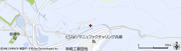 兵庫県神崎郡神河町中村1042-12周辺の地図