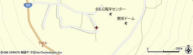 愛知県北設楽郡東栄町本郷上大林周辺の地図