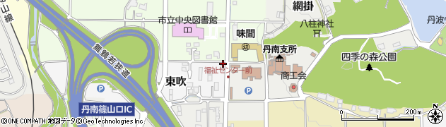 兵庫県丹波篠山市東吹1741周辺の地図