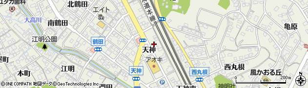 愛知県名古屋市緑区大高町天神8周辺の地図
