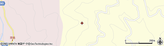 愛知県設楽町（北設楽郡）田峯（員数倉）周辺の地図