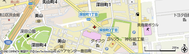 極旨醤油らーめん一刻魁堂 豊田インター店周辺の地図