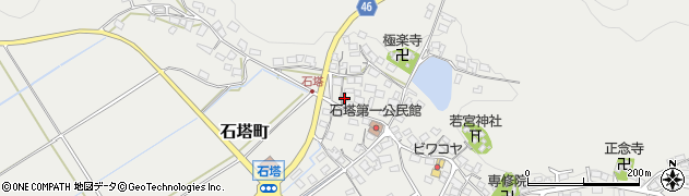 滋賀県東近江市石塔町805周辺の地図