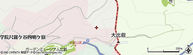 比叡山周辺の地図