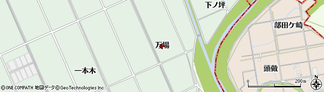 愛知県豊明市沓掛町（万場）周辺の地図