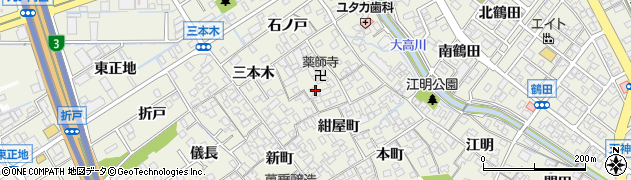 愛知県名古屋市緑区大高町三本木26周辺の地図